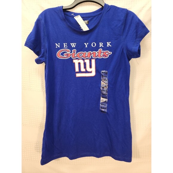 NFL Tops - NFL Team Apparel Tshirt Womens Size Medium New York Giants Short Sleeve Blue